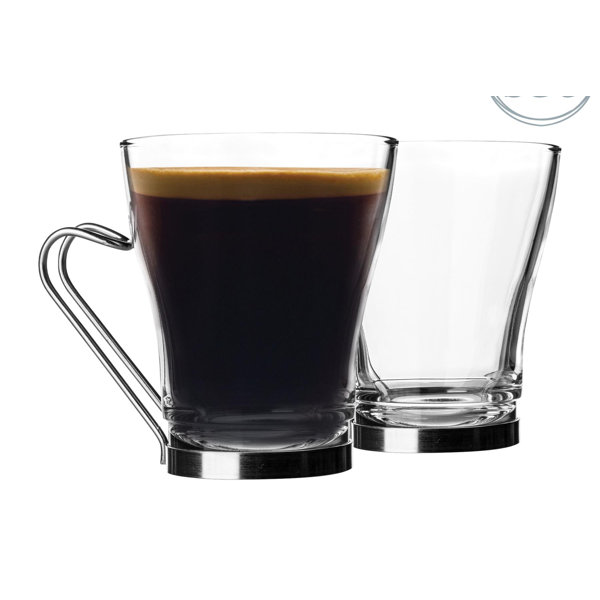 Bormioli Rocco Oslo Glass Cappuccino Cups 220ml Wayfair.co.uk